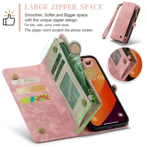 WALLET Ochranný kryt s peňaženkou 2v1 pre Apple iPhone 16 Pro Max ružový