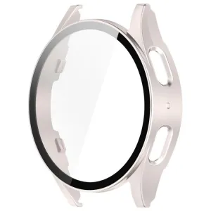 PC FULL COVER Plastový kryt so sklom pre Samsung Galaxy Watch 7 40mm STARLIGHT