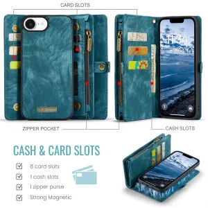 WALLET Ochranný kryt s peňaženkou 2v1 pre Apple iPhone 16e / iPhone 17e modrý