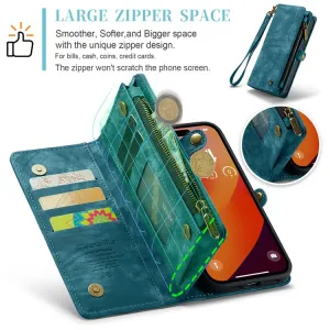 WALLET Ochranný kryt s peňaženkou 2v1 pre Apple iPhone 16 Pro modrý