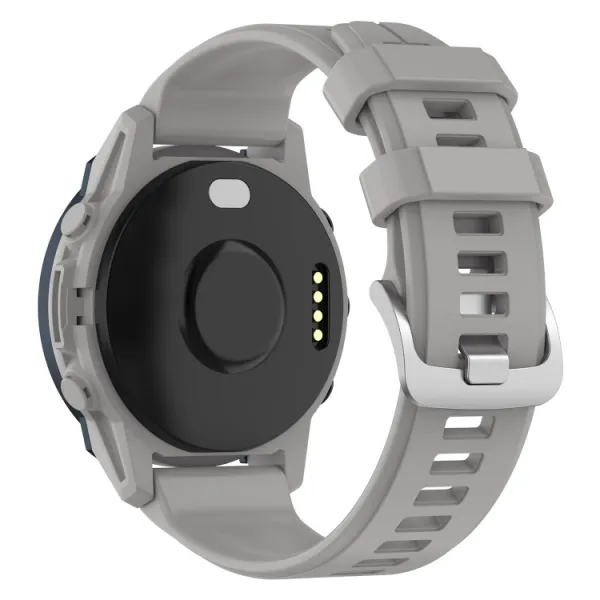 SILICONE Vymeniteľný remienok pre Garmin Forerunner 955 šedý