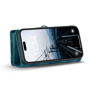 WALLET Ochranný kryt s peňaženkou 2v1 pre Apple iPhone 16 Plus modrý