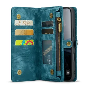 WALLET Ochranný kryt s peňaženkou 2v1 pre Apple iPhone 16 Plus modrý