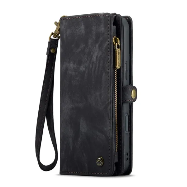 WALLET Ochranný kryt s peňaženkou 2v1 pre Apple iPhone 16 Plus čierny