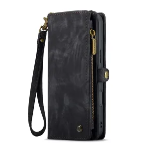 WALLET Ochranný kryt s peňaženkou 2v1 pre Apple iPhone 16 Plus čierny