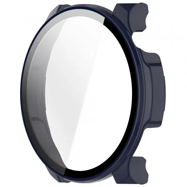 PC FULL COVER Plastový kryt so sklom pre Xiaomi Amazfit Balance 2 modrý
