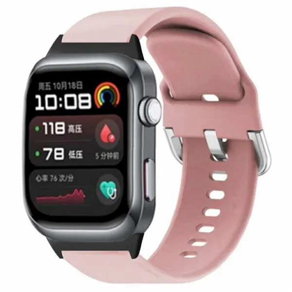 SILICONE Vymeniteľný remienok pre Huawei Watch D2 svetloružový