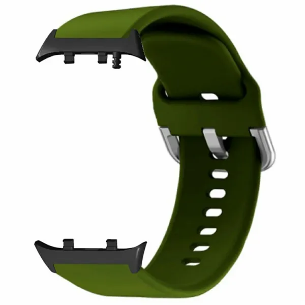 SILICONE Vymeniteľný remienok pre Huawei Watch D2 tmavozelený