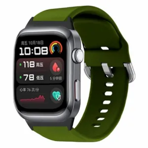 SILICONE Vymeniteľný remienok pre Huawei Watch D2 tmavozelený