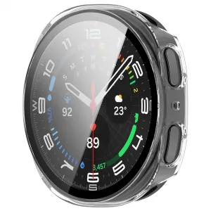 PC FULL COVER Plastový kryt so sklom pre Samsung Galaxy Watch8 44mm priehľadný