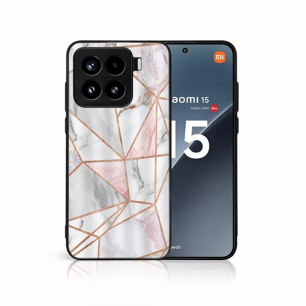 MY ART Ochranný kryt pre Xiaomi 15 PINK MARBLE (143)