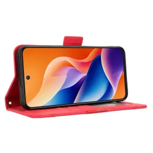 SLOT Peňaženkový obal pre TCL 605 / TCL 60 SE červený