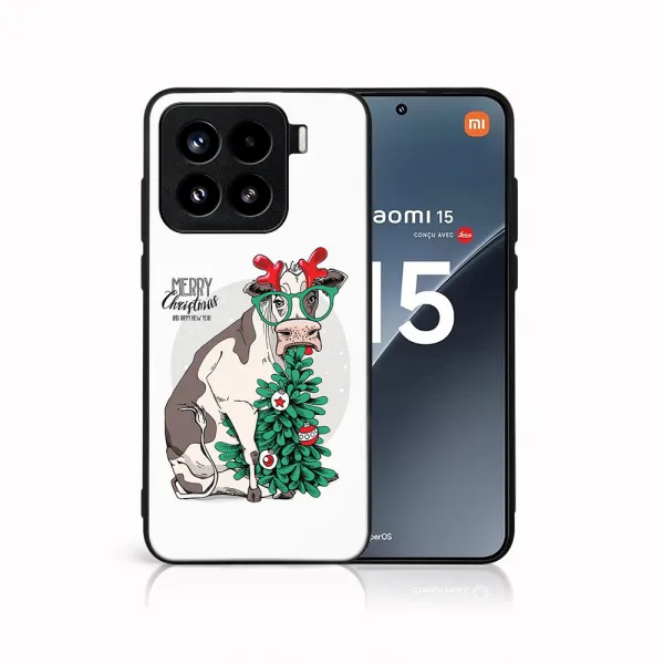 MY ART Kryt s vianočným dizajnom Xiaomi 15 MERRY CHRISTMAS (074)
