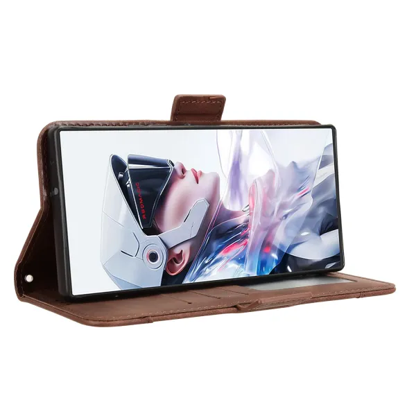SLOT Peňaženkový obal pre Nubia RedMagic 10 Air hnedý