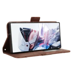 SLOT Peňaženkový obal pre Nubia RedMagic 10 Air hnedý