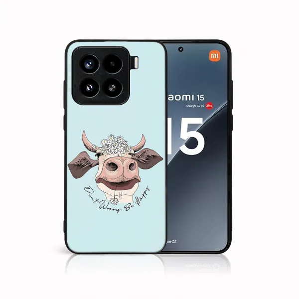 MY ART Ochranný kryt pre Xiaomi 15 HAPPY COW (181)