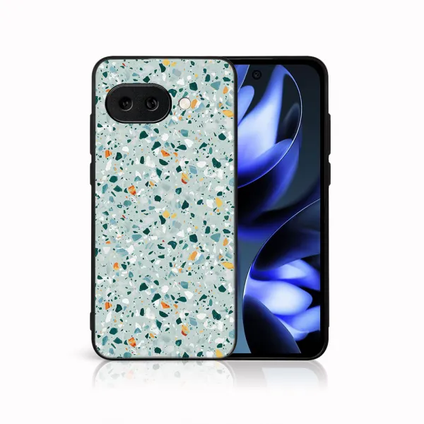 MY ART Ochranný kryt pre Google Pixel 9a BLUE TERRAZZO (164)