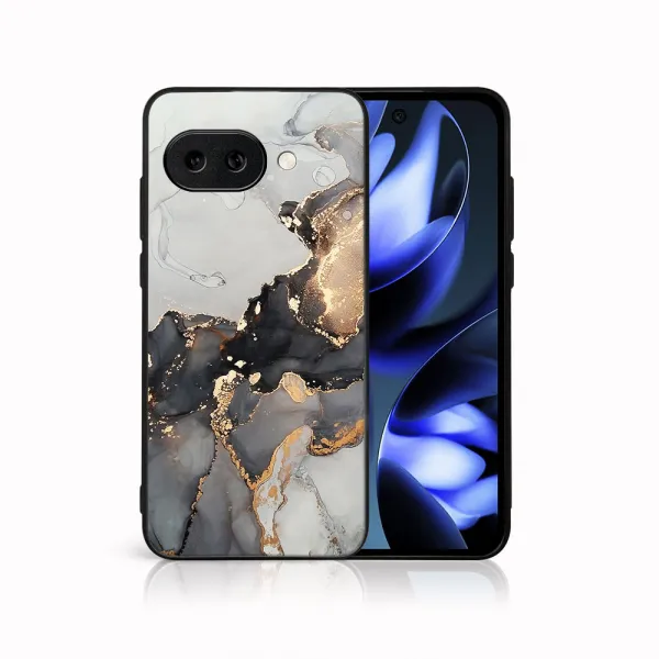 MY ART Ochranný kryt pre Google Pixel 9a GREY MARBLE (140)