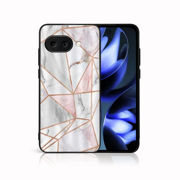 MY ART Ochranný kryt pre Google Pixel 9a PINK MARBLE (143)