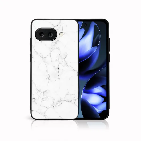 MY ART Ochranný kryt pre Google Pixel 9a WHITE MARBLE (144)