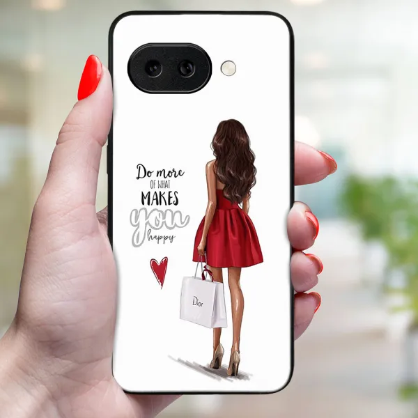 MY ART Ochranný kryt pre Google Pixel 9a RED DRESS (137)