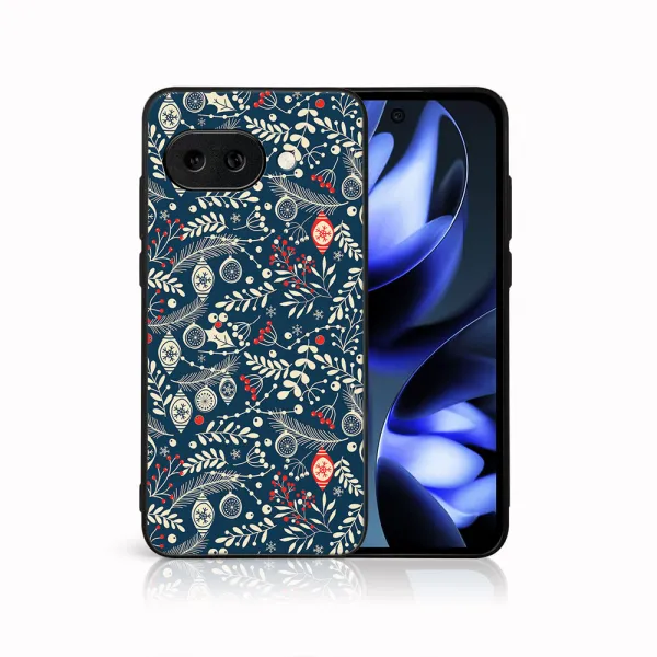 MY ART Kryt s vianočným dizajnom Google Pixel 9a MISTLETOE (070)
