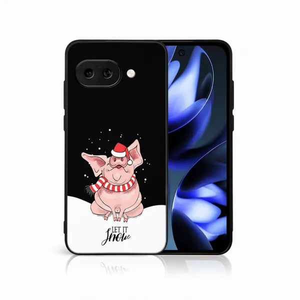 MY ART Kryt s vianočným dizajnom Google Pixel 9a LET IT SNOW (075)