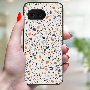 MY ART Ochranný kryt pre Google Pixel 9a BEIGE TERRAZZO (162)
