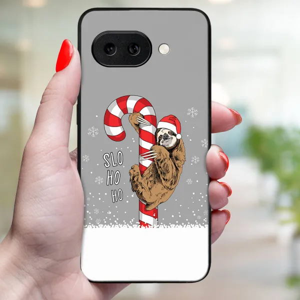 MY ART Kryt s vianočným dizajnom Google Pixel 9a CANDY (076)