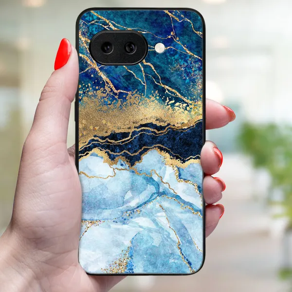MY ART Ochranný kryt pre Google Pixel 9a BLUE MARBLE (141)