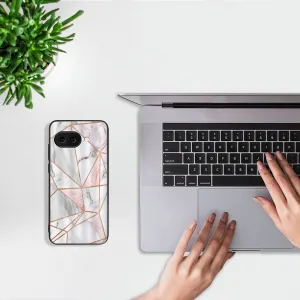 MY ART Ochranný kryt pre Google Pixel 9a PINK MARBLE (143)