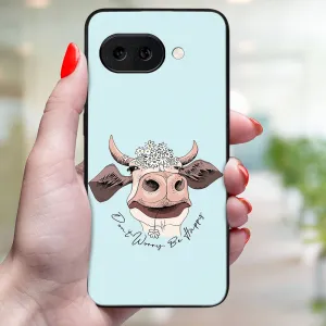 MY ART Ochranný kryt pre Google Pixel 9a HAPPY COW (181)