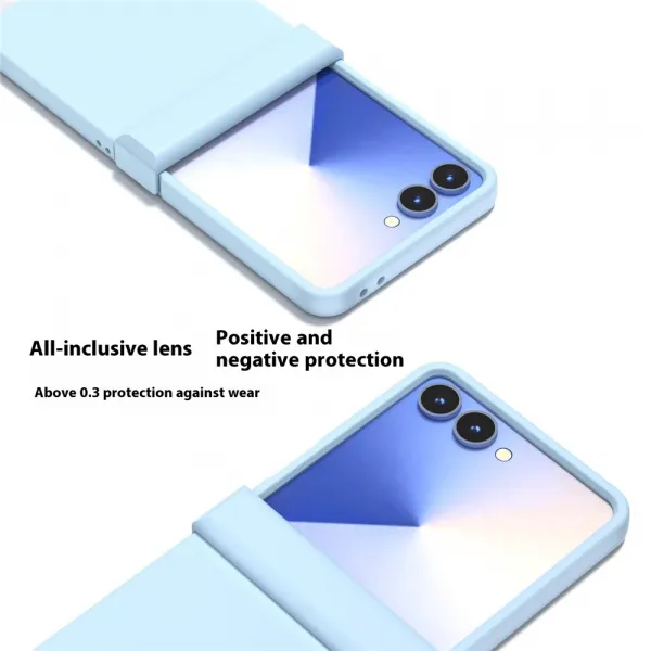 ABEEL SKIN  Ochranný plastový kryt pre Samsung Galaxy Z Flip7 5G svetlomodrý