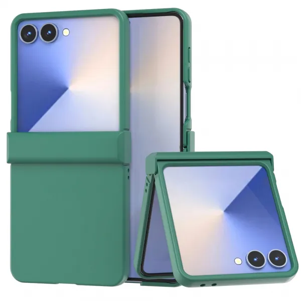 ABEEL SKIN  Ochranný plastový kryt pre Samsung Galaxy Z Flip7 5G tmavozelený