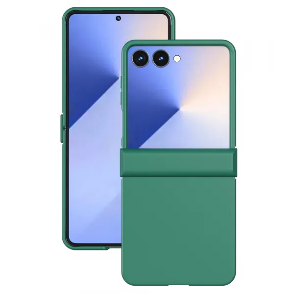 ABEEL SKIN  Ochranný plastový kryt pre Samsung Galaxy Z Flip7 5G tmavozelený