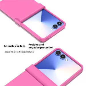 ABEEL SKIN  Ochranný plastový kryt pre Samsung Galaxy Z Flip7 5G tmavoružový