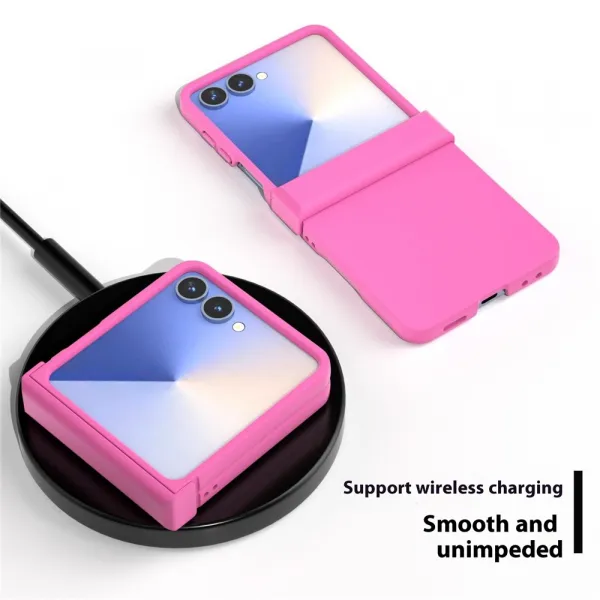 ABEEL SKIN  Ochranný plastový kryt pre Samsung Galaxy Z Flip7 5G tmavoružový