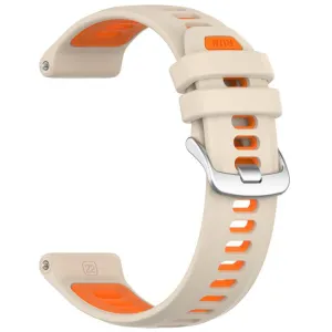 SPORTY Vymeniteľný silikónový remienok Garmin Forerunner 970 šedo-oranžový