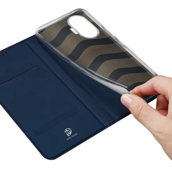 DUX Zaklápacie puzdro pre Xiaomi Poco F7 modré