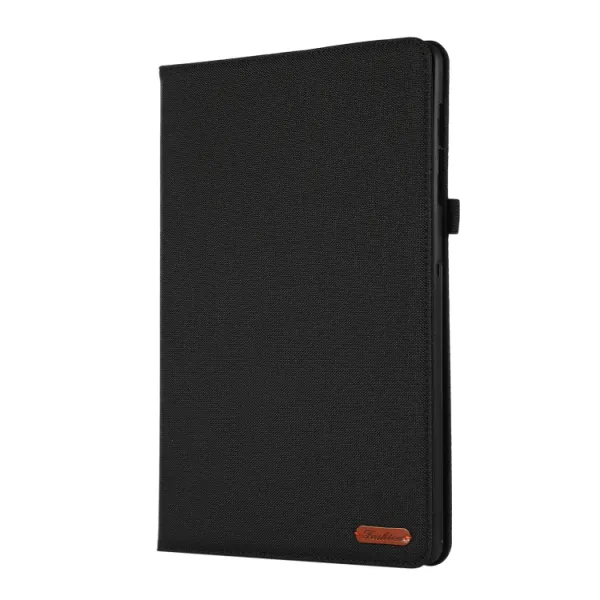 FABRIC Zaklápací kryt pre Samsung Galaxy Tab S9 FE / Tab S10 FE / Tab S10 Lite čierny