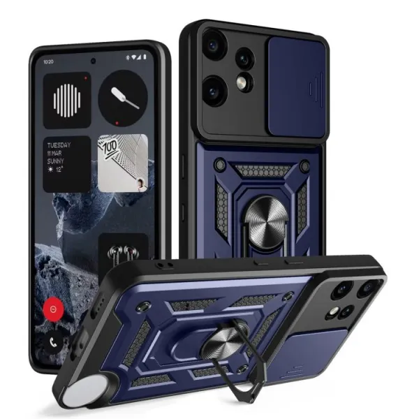 RING CAMERA Kryt s držiakom pre CMF Phone 2 Pro modrý