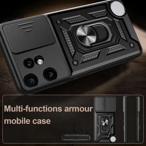 RING CAMERA Kryt s držiakom pre CMF Phone 2 Pro modrý