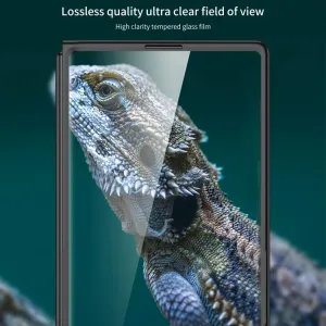 GKK Plastový kryt so sklom pre vonkajší displej Samsung Galaxy Z Fold7 5G TITANIUM GREY