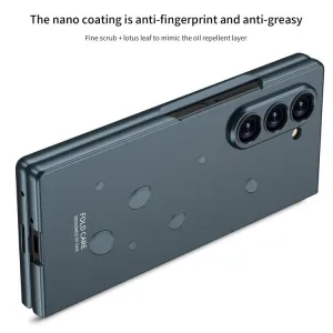 GKK Plastový kryt so sklom pre vonkajší displej Samsung Galaxy Z Fold7 5G TITANIUM GREY