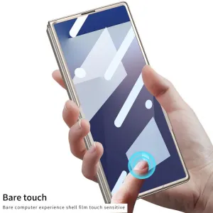 GKK Plastový kryt so sklom pre vonkajší displej Samsung Galaxy Z Fold7 5G TITANIUM GREY