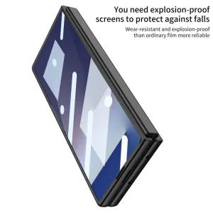 GKK Plastový kryt so sklom pre vonkajší displej Samsung Galaxy Z Fold7 5G TITANIUM GREY