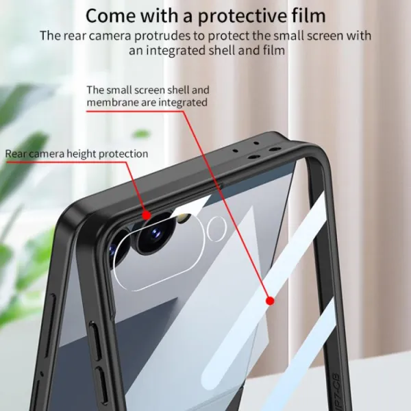 GKK BAND Ochranný kryt s držiakom Samsung Galaxy Z Flip7 5G ružový