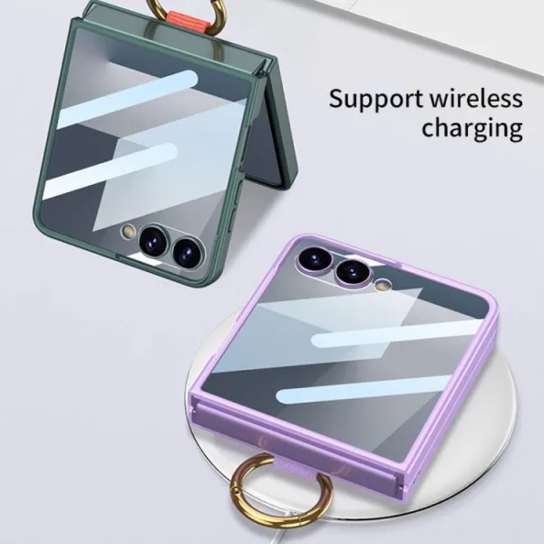 GKK BAND Ochranný kryt s držiakom Samsung Galaxy Z Flip7 5G ružový