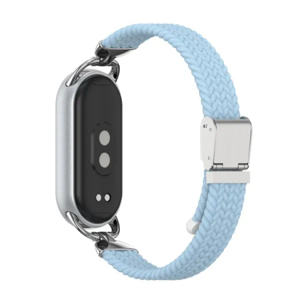 BRAIDED Nylonový remienok pre Xiaomi Smart Band 10 / 9 / 8 modrý