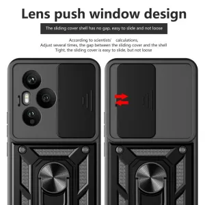 RING CAMERA Kryt s držiakom pre Honor 400 Pro 5G ružový